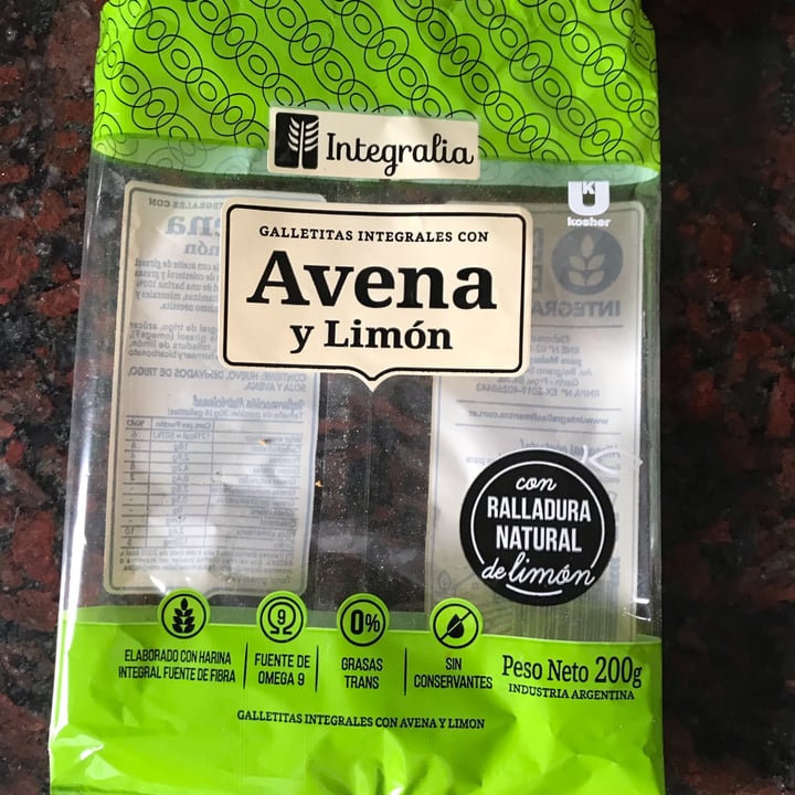 review photo of Integralia Galletitas De Limón Y Avena shared by @chocoamargo on 08 Nov 2022 - review