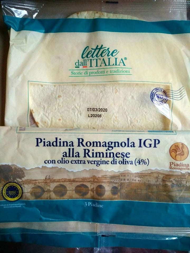 review photo of Lettere dall'Italia Piadina Romagnola IGP alla Riminese shared by @ravanellocurioso on 17 Feb 2020 - review