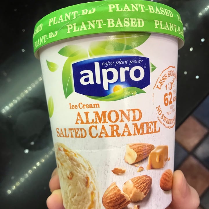 review photo of Alpro Almond Salted Caramel Ice Cream shared by @clairebelej on 28 May 2020 - review