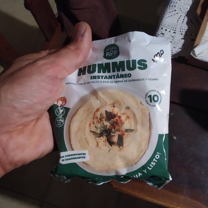 photo of Natural Pop Hummus Instantáneo shared by @cosmar on  27 Oct 2022 - review