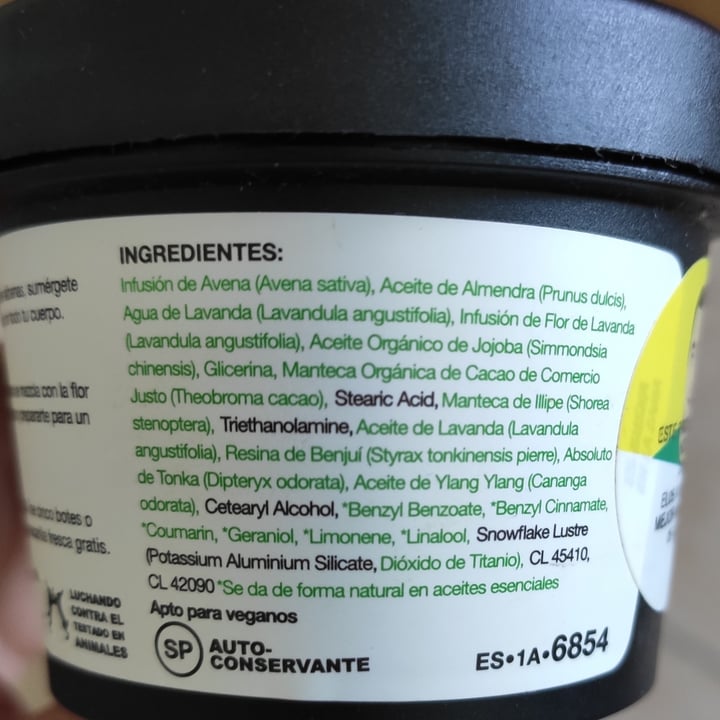 review photo of LUSH Fresh Handmade Cosmetics Sleepy Crema Per Il Corpo shared by @gtarocco on 14 Apr 2021 - review