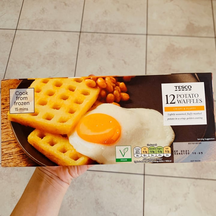 photo of Tesco 12 Potato Waffles shared by @yammygreens on  23 Oct 2020 - review