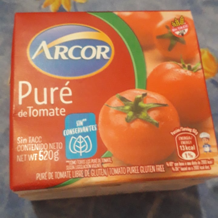 photo of Arcor Pure de tomate shared by @budin2711 on  10 Jan 2021 - review