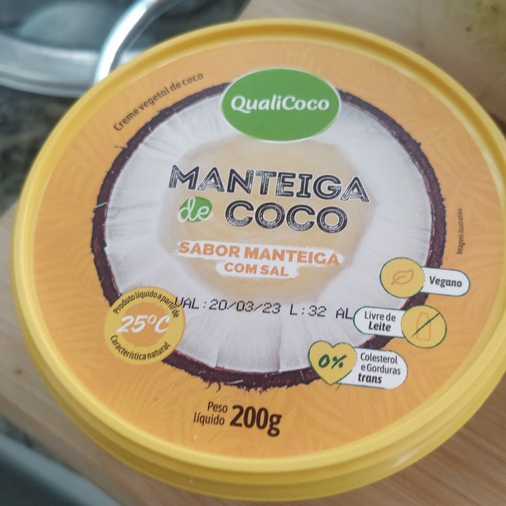 photo of Qualicoco Manteiga de coco com sal shared by @joyceweber on  07 Jul 2022 - review