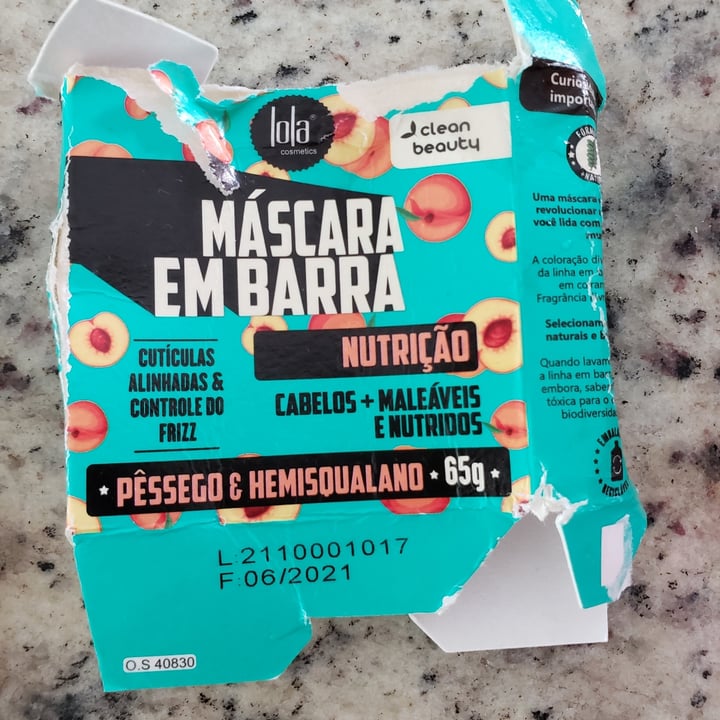 photo of Lola Cosmetics Mascara em barra nutrição shared by @thaisspin on  31 Oct 2021 - review