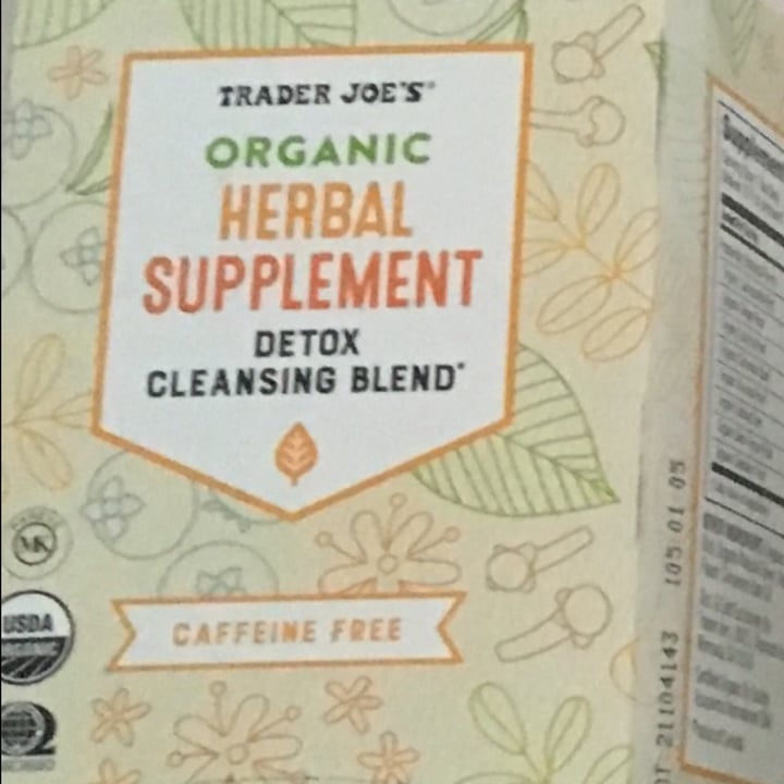 photo of Trader Joe's Herbal supplement tea shared by @groundturmeric on  16 Sep 2021 - review