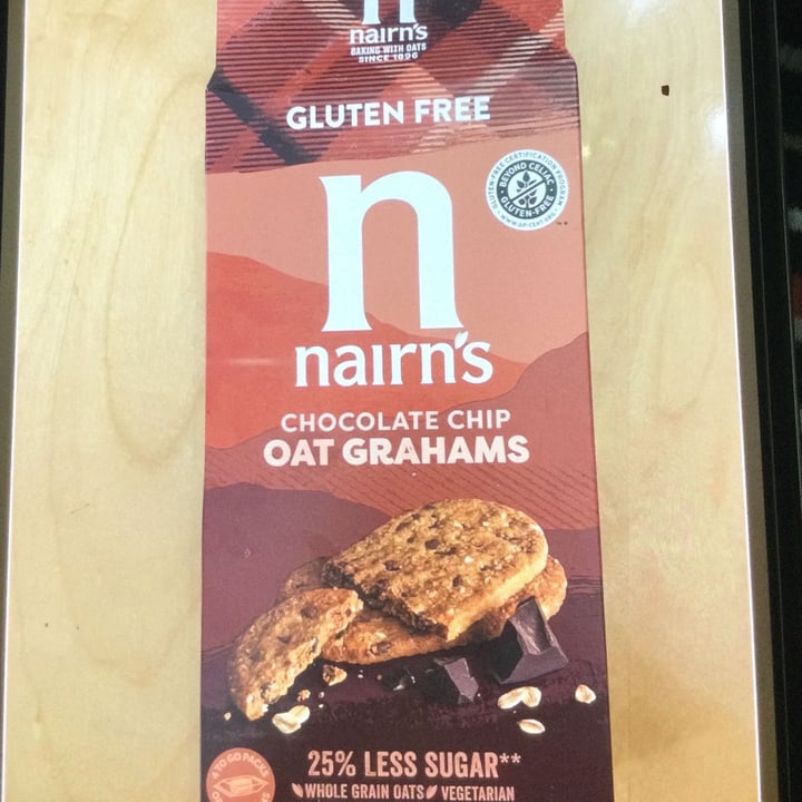 photo of Nairn's Chocolate Chip Oat Grahams shared by @janetisvegan on  28 May 2022 - review