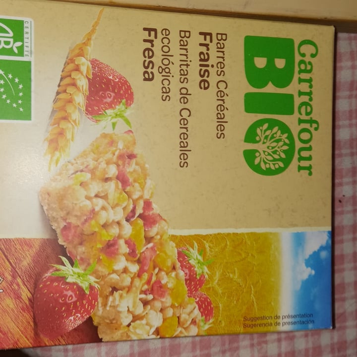 photo of Carrefour Barritas de cereales de fresa shared by @begojimenez on  30 Jan 2021 - review
