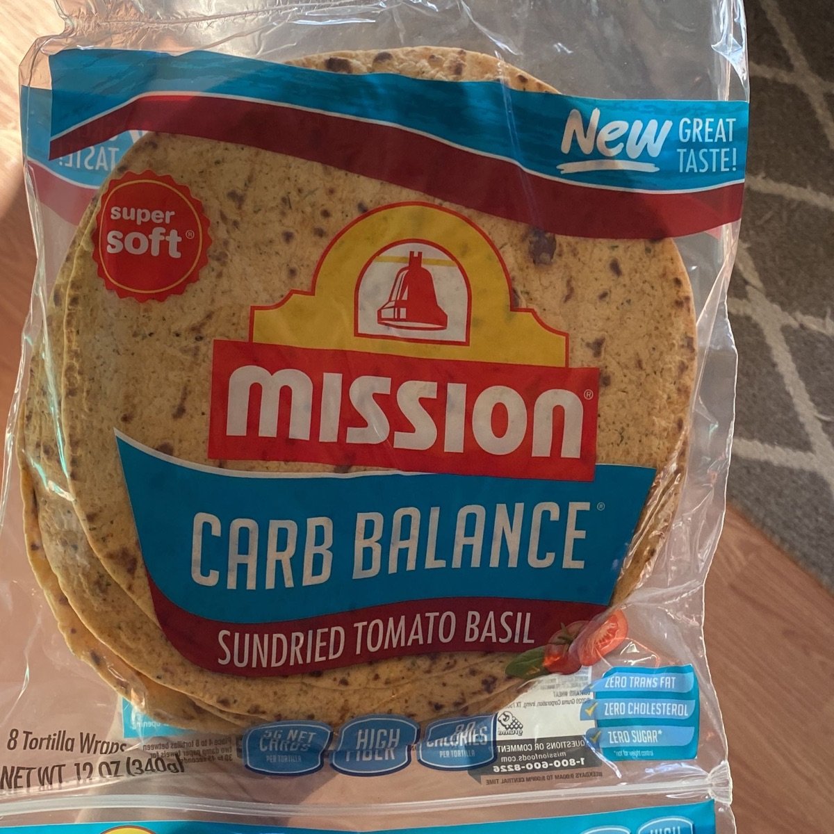Mission Foods Carb Balance Sundried Tomato Basil Tortillas Reviews