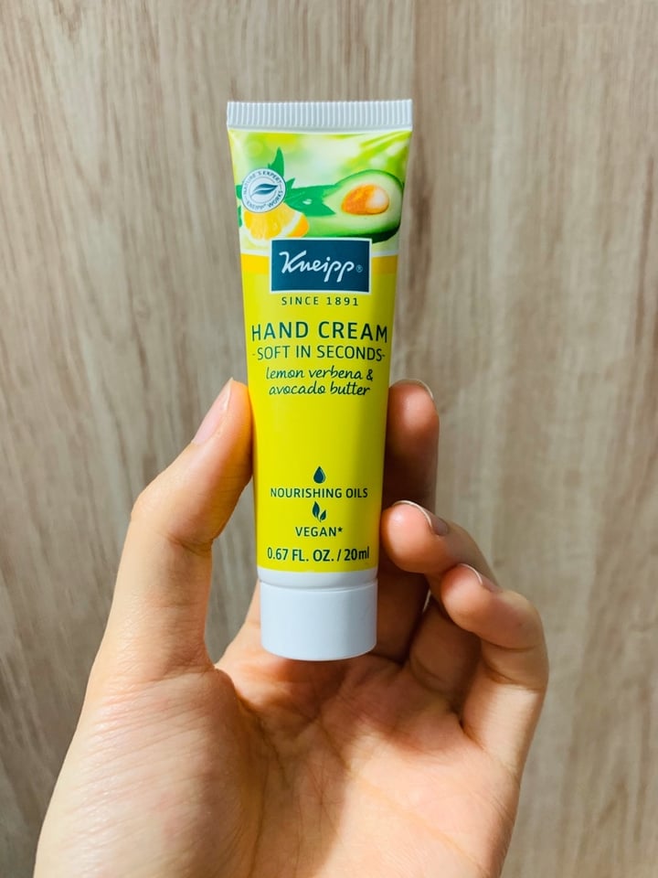 photo of Kneipp Hand Cream - Lemon Verbena & Avacado Butter shared by @daveyata on  19 Dec 2019 - review