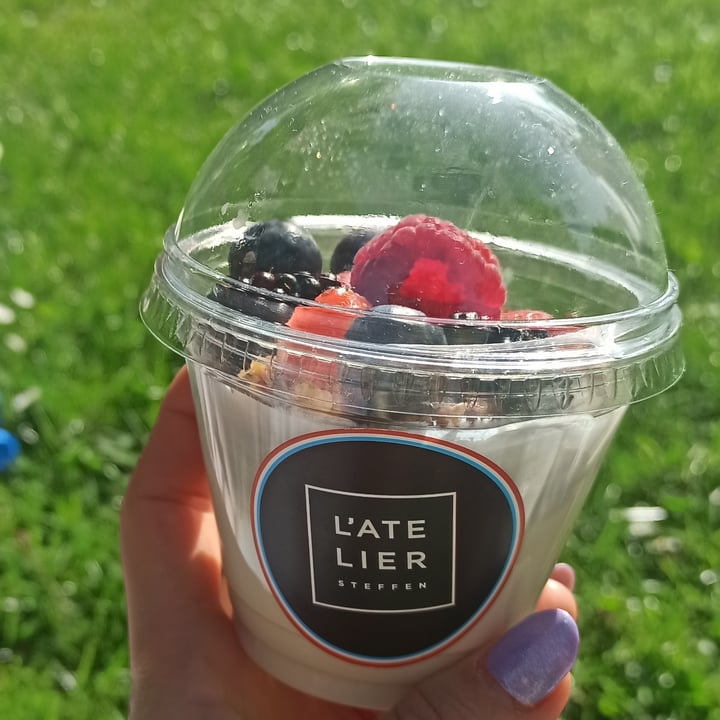photo of L'atelier Steffen vegan yogurt with berries shared by @annamiou on  14 May 2022 - review