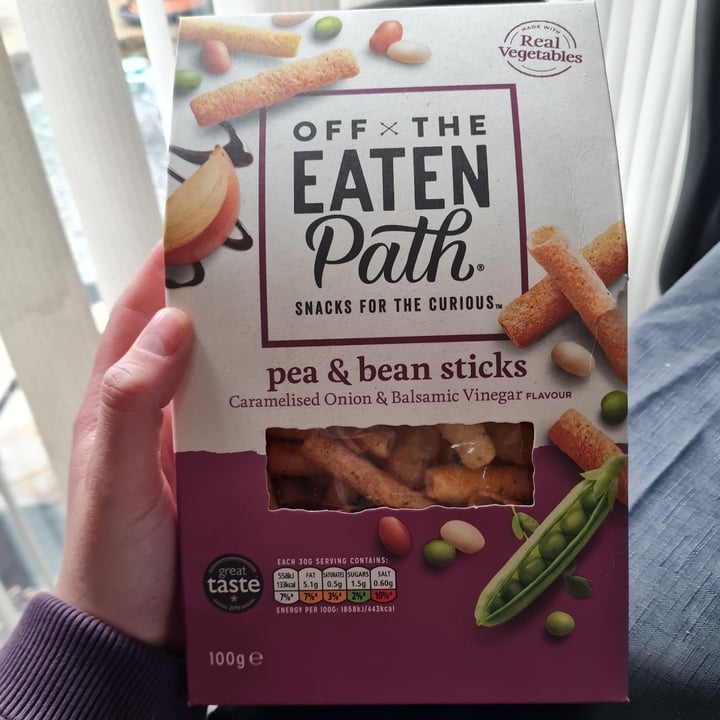 photo of Off The Eaten Path Pea & bean crunchy sticks shared by @daisycherry on  13 May 2021 - review