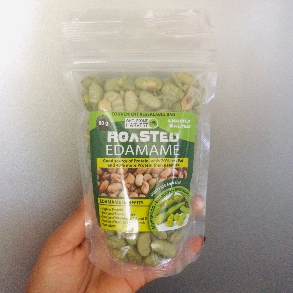 Wholesome Harvest Roasted Edamame Beans Reviews abillion