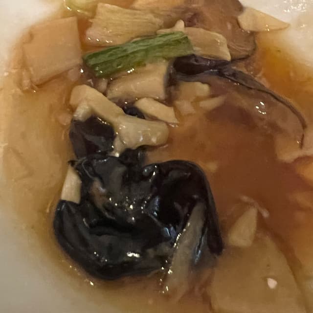Foto del plato “funghi e bamboo”
