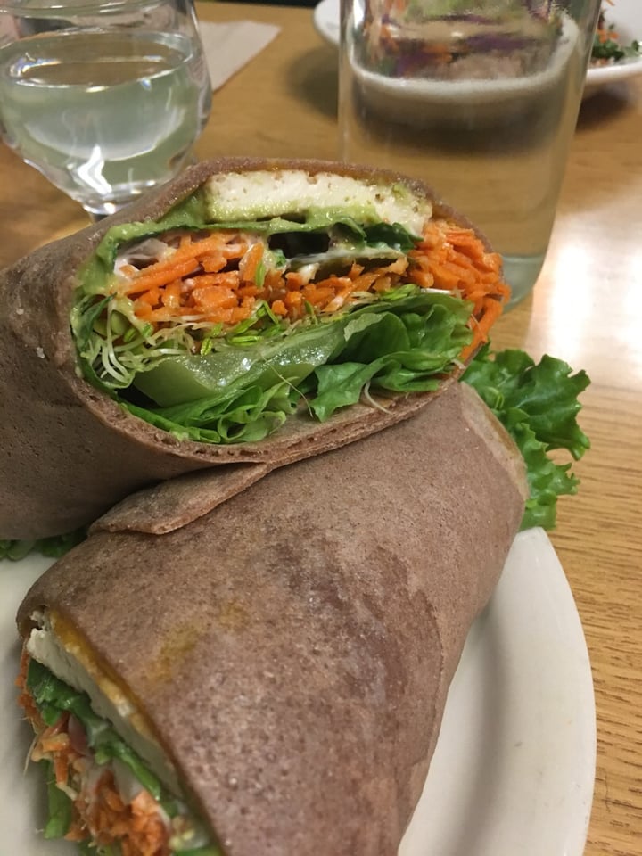 photo of Portia's Cafe The Great Tofu Wrap shared by @lisseatsplants on  09 May 2019 - review