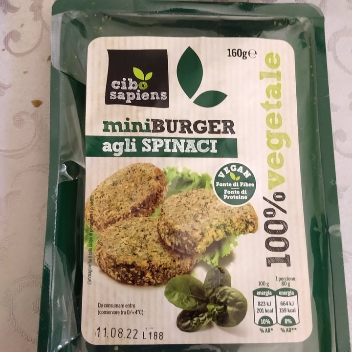 review photo of Cibo Sapiens Mini Burger Agli Spinaci shared by @teda on 23 Jul 2022 - review