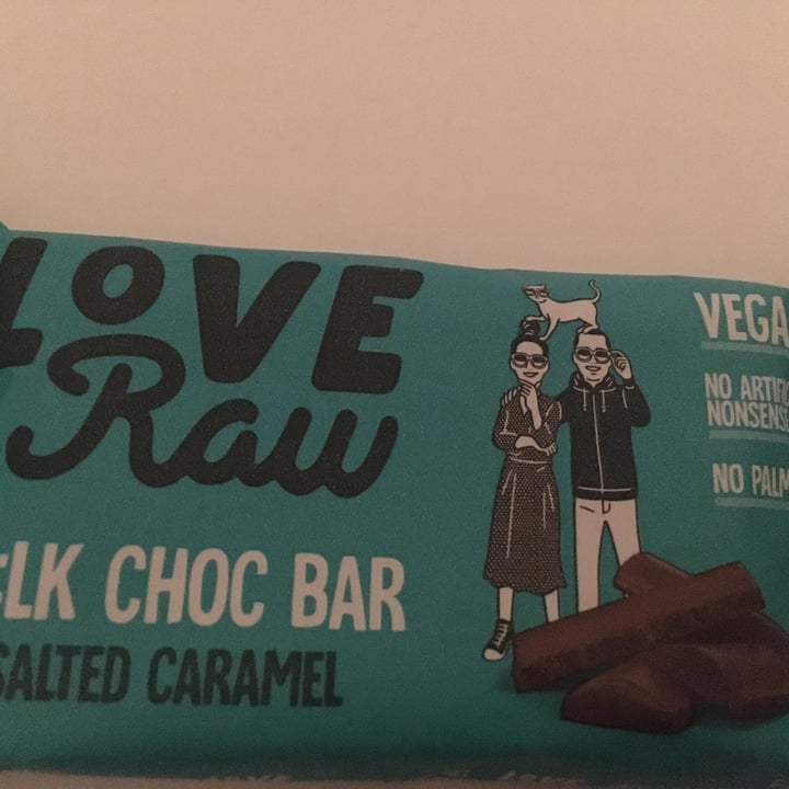 photo of LoveRaw M:lk Choc Bar (Salted Caramel) shared by @simplesmoothies on  31 Dec 2020 - review