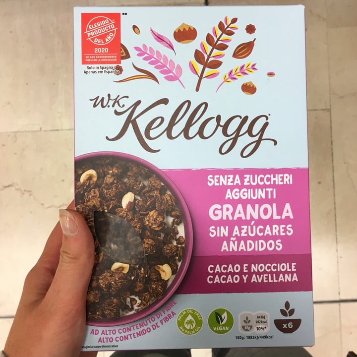 photo of Kellogg Granola cacao e nocciole shared by @giorgia97 on  11 Nov 2020 - review