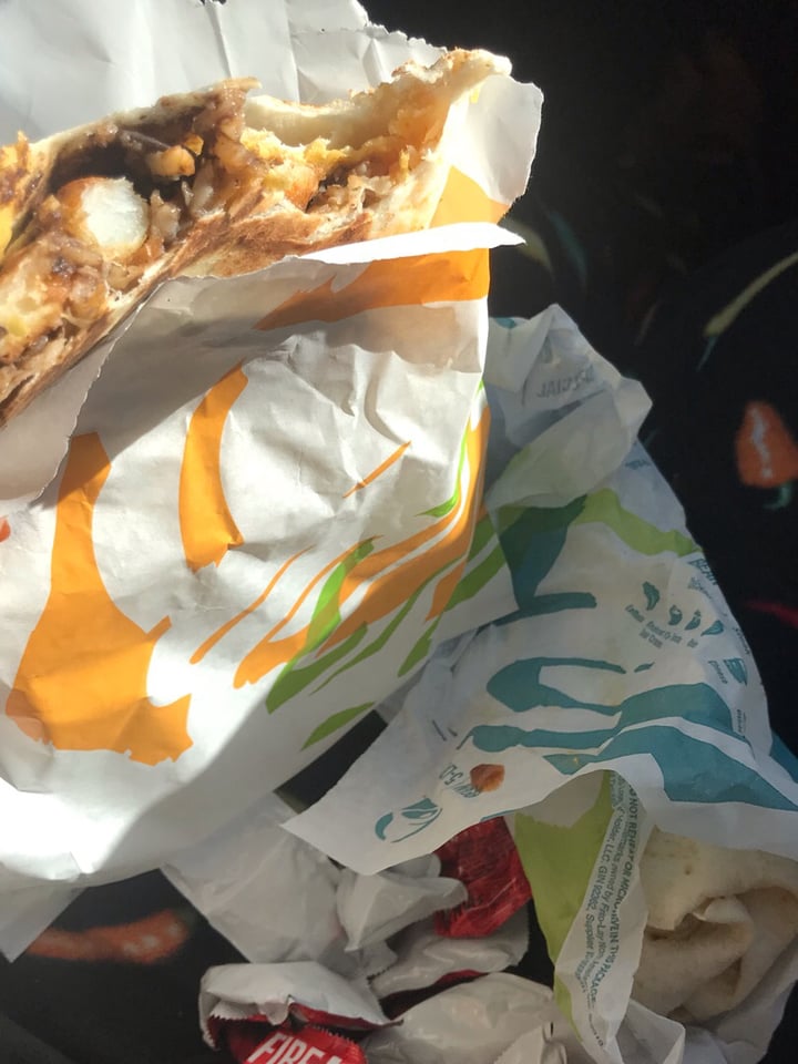 review photo of Taco Bell Black Bean Crunch Wrap shared by @flowrgurln on 01 Oct 2019 - review