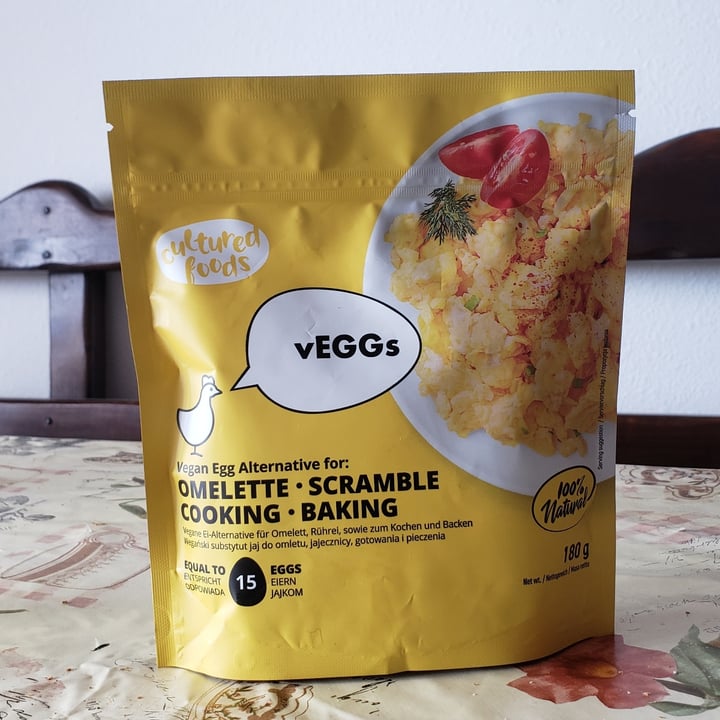 photo of Cultured Foods Vegan Egg Alternative For Omelette, Scramble, Cooking, Baking shared by @gaiatodisco on  13 Sep 2022 - review