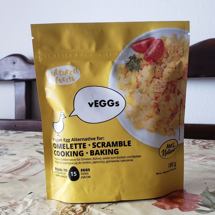 review photo of Cultured Foods Vegan Egg Alternative For Omelette, Scramble, Cooking, Baking shared by @gaiatodisco on 13 Sep 2022 - review