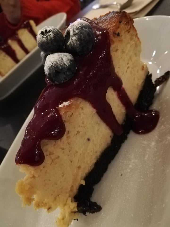 photo of Unity Diner Baked Cheesecake shared by @mariafortheanimals on  12 Apr 2020 - review