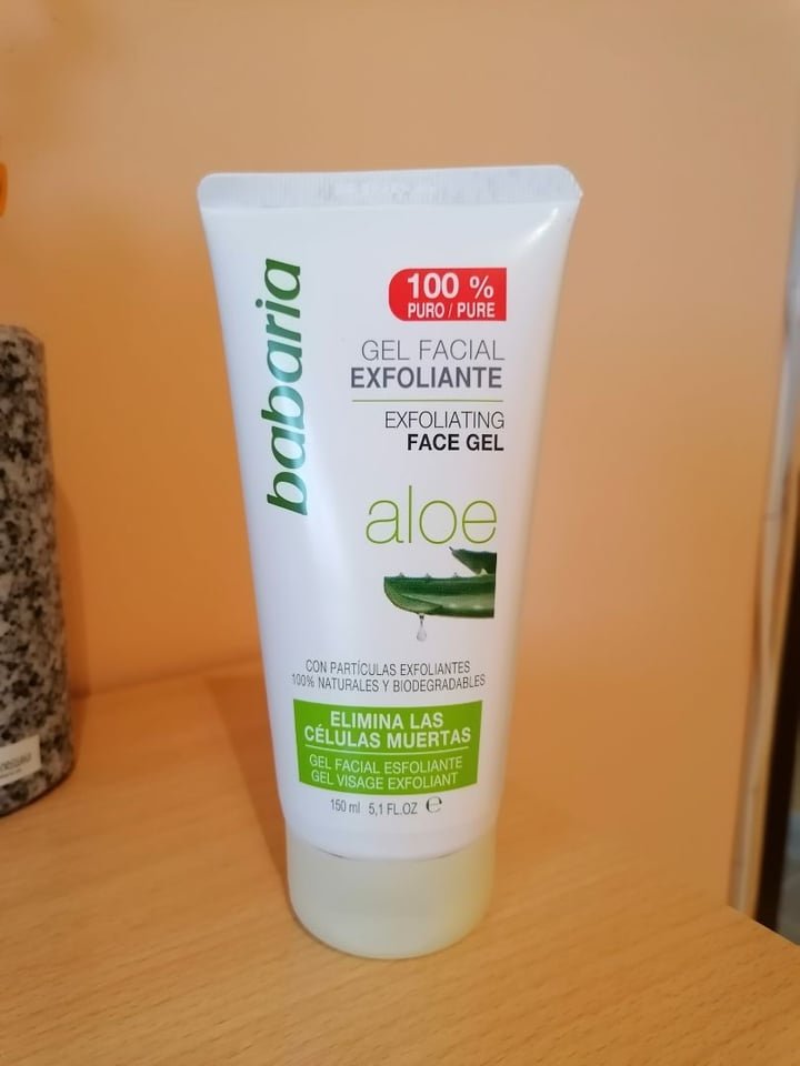 photo of Babaria Gel Facial Exfoliante shared by @miriamorellana on  07 Apr 2020 - review