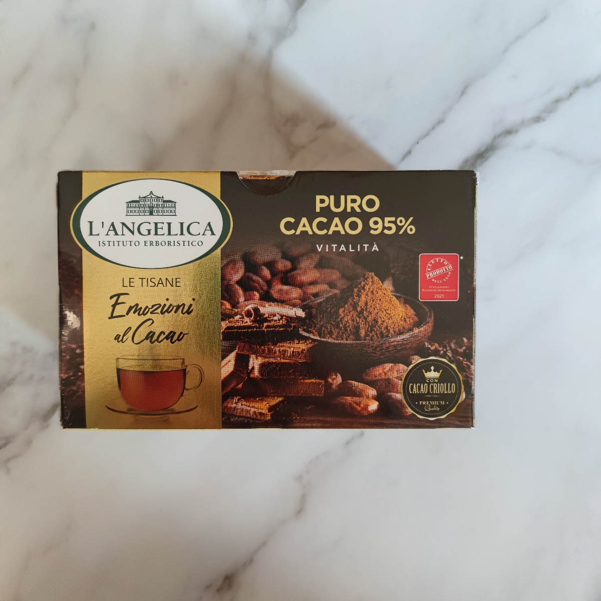 L'Angelica Tisana Puro Cacao 95% 15 Filtri