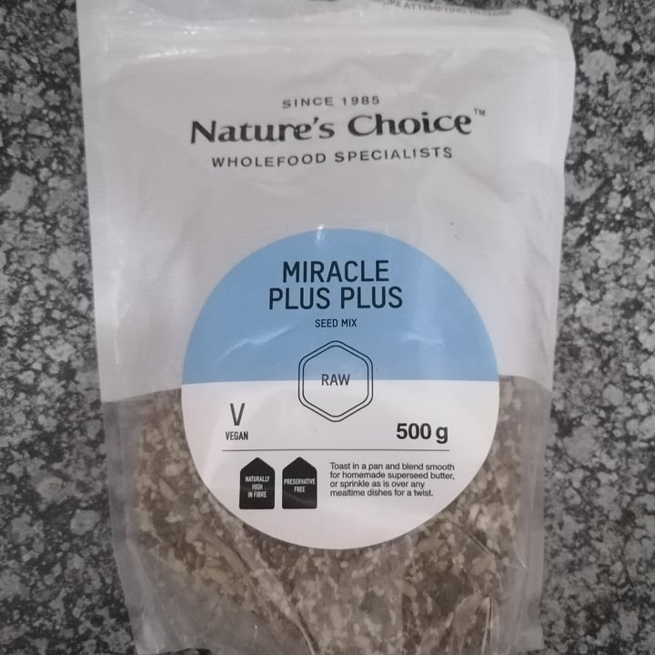 photo of Nature's Choice Miracle Plus Plus shared by @veganchefsa on  03 Apr 2021 - review