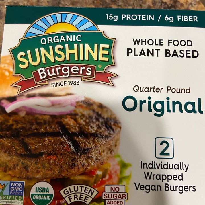 photo of Sunshine Burger Sunshine Original Burger shared by @shannadae on  10 May 2020 - review