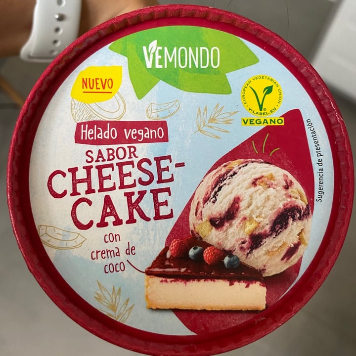 photo of Vemondo Helado Vegano sabor Cheese-Cake shared by @cassruiz on  09 Jun 2021 - review