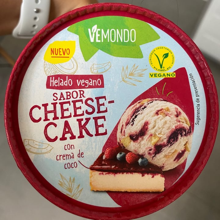 review photo of Vemondo Helado Vegano sabor Cheese-Cake shared by @cassruiz on 09 Jun 2021 - review