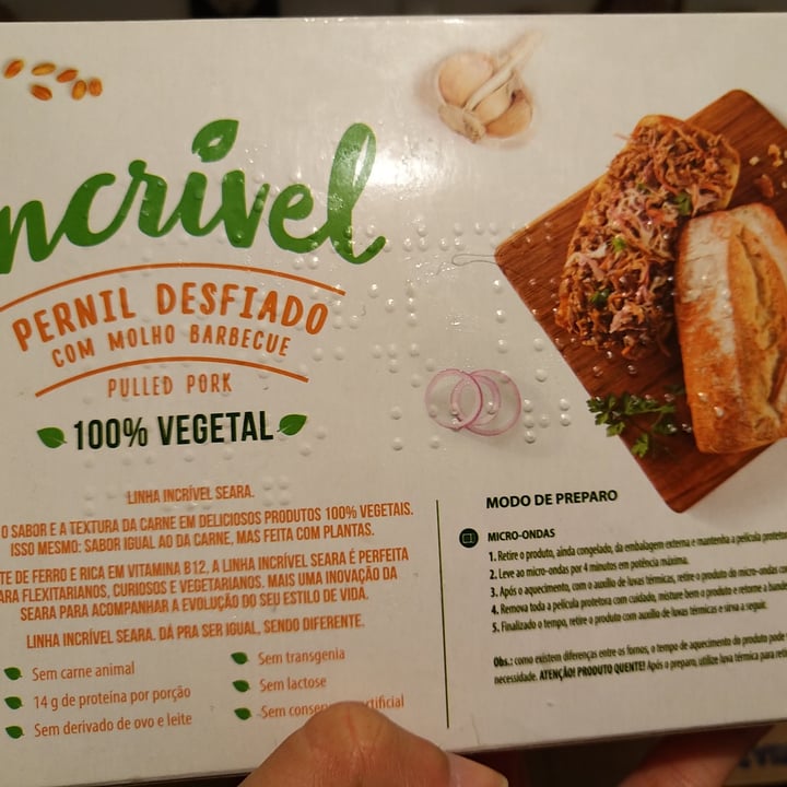 review photo of Seara incrível pernil com molho Barbecue shared by @sabrinadm on 08 Jun 2022 - review