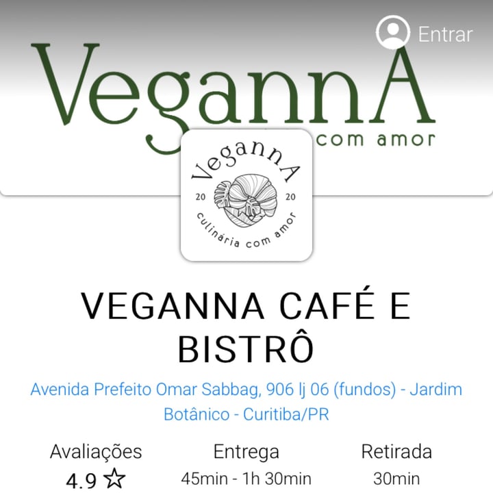 review photo of VegannA Café e Bistrô Combo fogattia, cinnamon roll, cappuccino com canela shared by @helina on 30 Apr 2022 - review