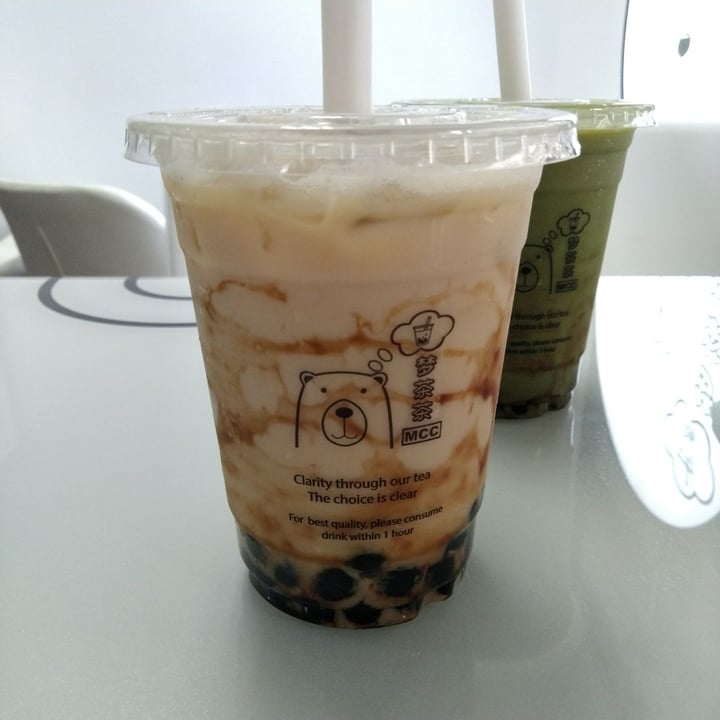 photo of Mong Cha Cha Cafe 梦茶茶 Earl Grey Black Sugar Boba Mylk Tea shared by @cherishfootprints on  13 Feb 2020 - review
