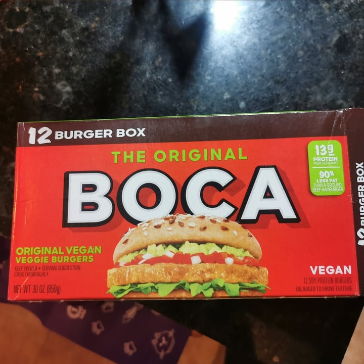 photo of BOCA Original Vegan Veggie Burger shared by @jalvarez87 on  24 Mar 2021 - review