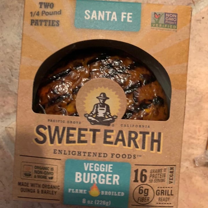photo of Sweet Earth Mediterranean Veggie Burger shared by @papiisgoingvegan on  29 Jun 2020 - review