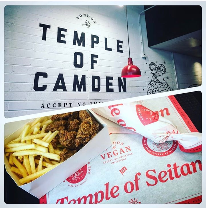 photo of Temple of Seitan Chik’n strips shared by @sunnycaribbeanvegan on  27 May 2019 - review