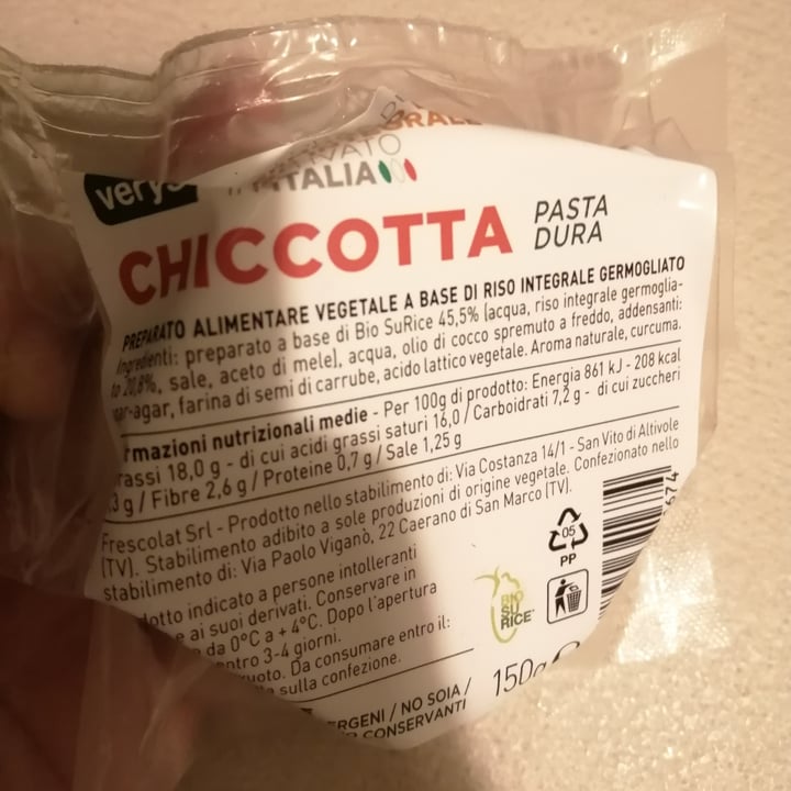 photo of Verys Chiccotta shared by @veganfroggy on  09 Sep 2020 - review