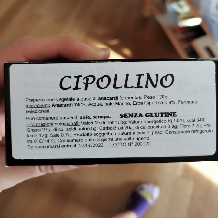 photo of Il CashewFicio Cipollino shared by @clotti on  17 Jun 2022 - review