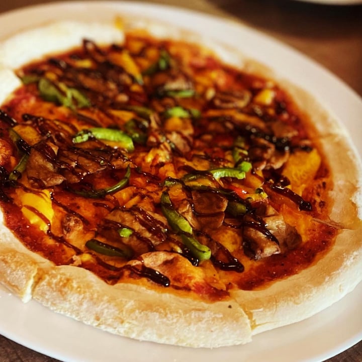 photo of The Rebel Company Cafe & Bar Beef Short Ribs Pizza (NEXT MEAT) shared by @greenbovine on  26 Jun 2022 - review
