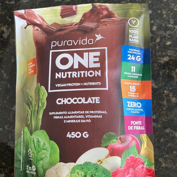 photo of puravida One nutrition sabor chocolate shared by @emanuelhalley on  09 May 2022 - review