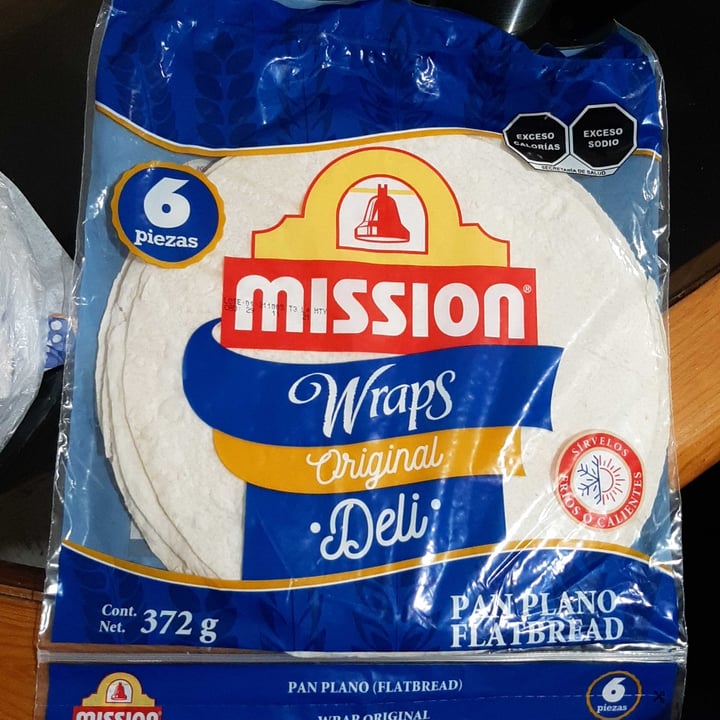 photo of Mission Foods Wheat Flour Tortilla Wraps Original shared by @elizabethlg on  18 Oct 2021 - review