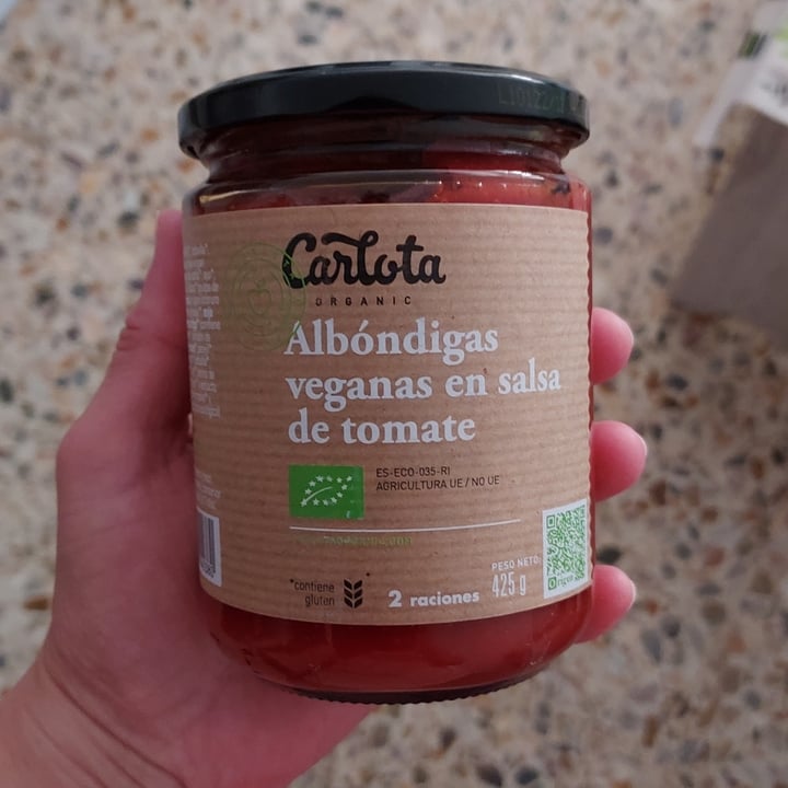 photo of Carlota Organic Albondigas en Salsa de Tomate shared by @sabrinamurua on  07 Aug 2022 - review