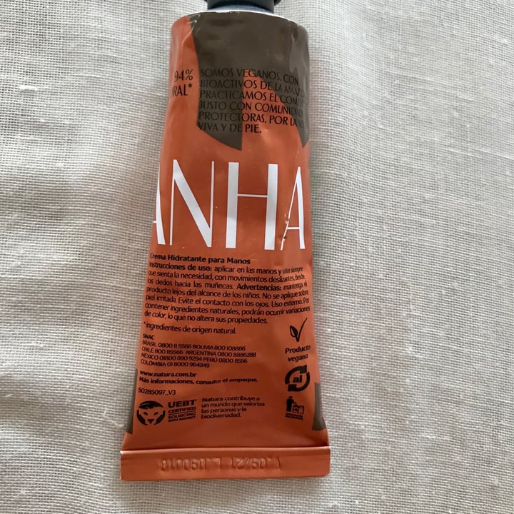 photo of Natura Crema de manos Ekos Castanha shared by @crostina on  27 Jul 2021 - review