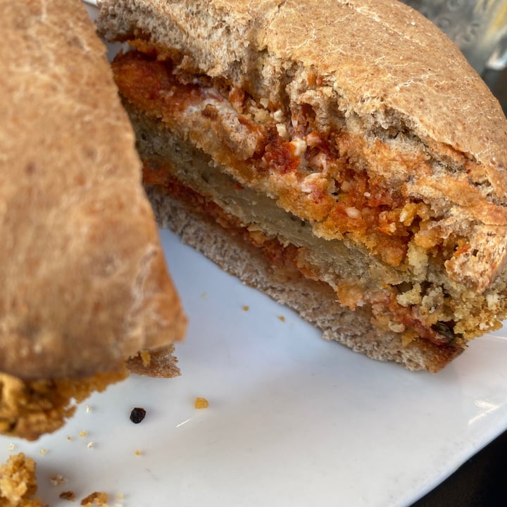 review photo of ION Restaurant, It's Only Natural Chickpea Parmesan Sandwhich shared by @julialcaputo on 18 Jul 2020 - review