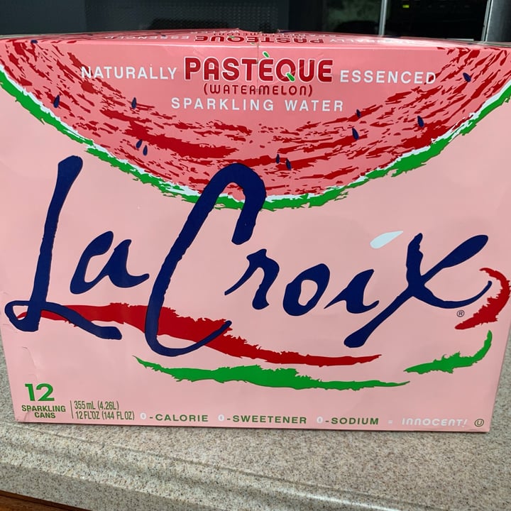 photo of La Croix Watermelon sparkling water shared by @allhess on  09 Sep 2022 - review