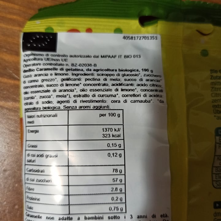 photo of dmBio Veganes Frucht Gummi shared by @atena87 on  24 Sep 2022 - review