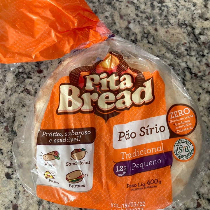 photo of Pita Bread Mini Pão Sirio shared by @dulcebm on  13 May 2022 - review