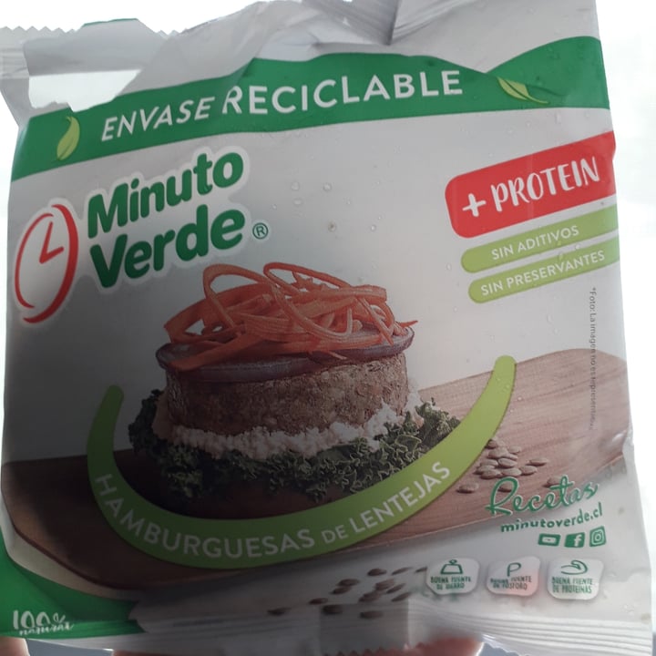 photo of Minuto verde Hamburguesas de Lentejas shared by @carolinalina on  30 Oct 2022 - review